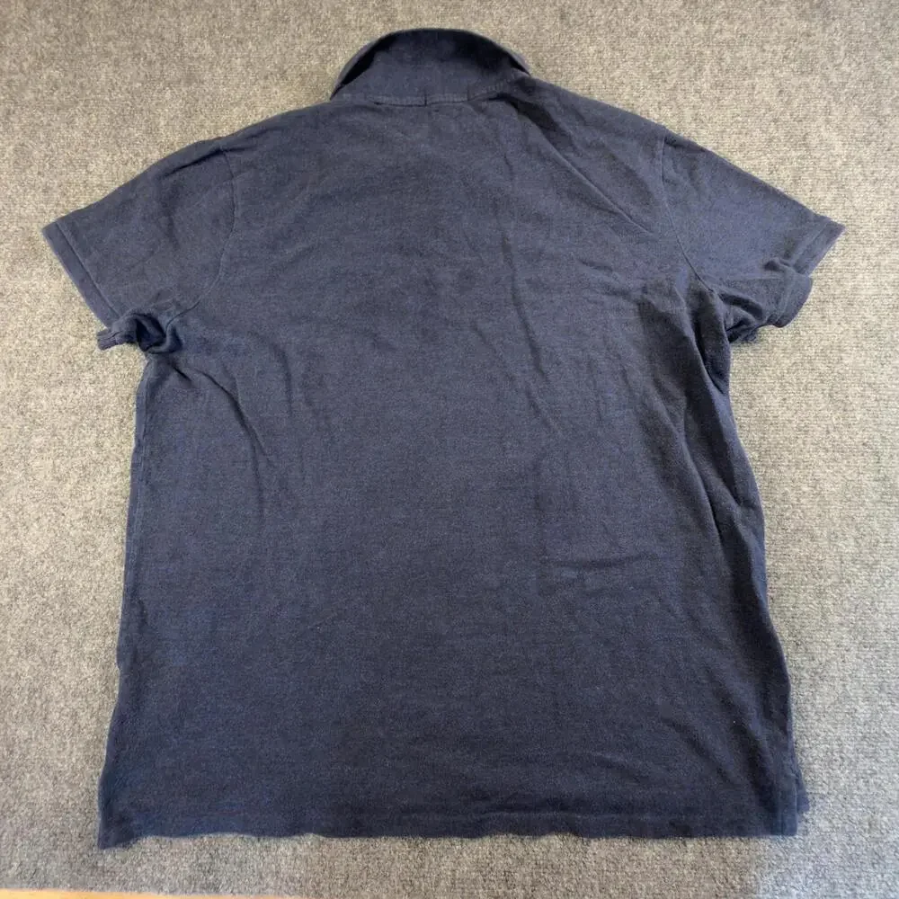 Ralph Lauren Classic Navy Blue Men's Polo XXL Shirt #1465‎
